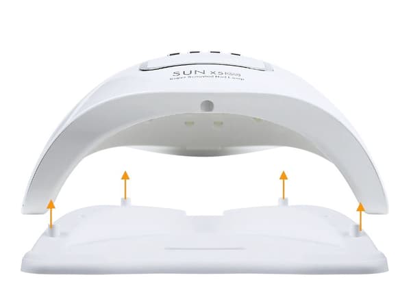 Neglelampe UV/LED 150 W - 46 Dioder med Timer og Display