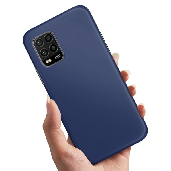Xiaomi Mi 10 Lite - Cover/Mobilcover Mørkblå Dark blue