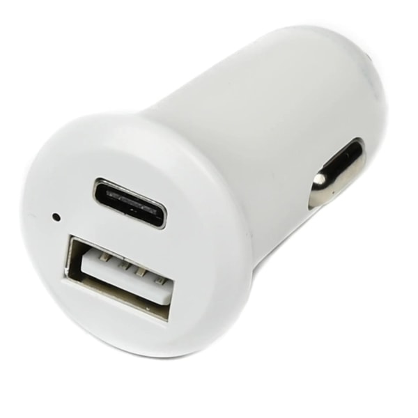 USB-C billader for mobiler - 2 stikkontakter