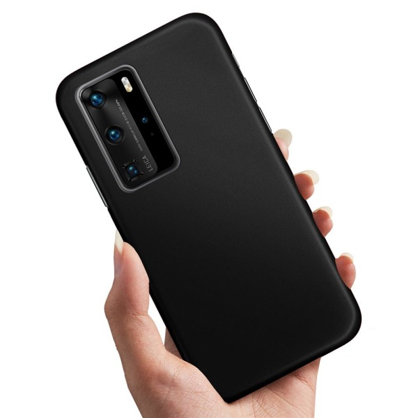 Huawei P40 Pro - Cover/Mobilcover Sort Black