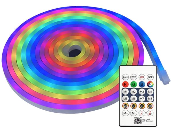 LED neon slinga RGB bluetooth 5m