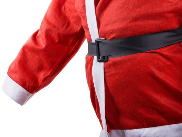 Jultomten dräkt skägghatt