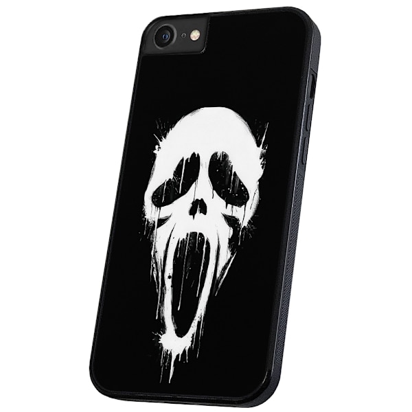iPhone 16e/17e - Deksel/Mobildeksel Scream Ghostface