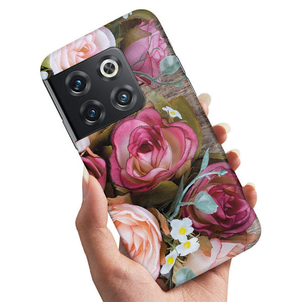 OnePlus 10T - Cover/Mobilcover Blomster