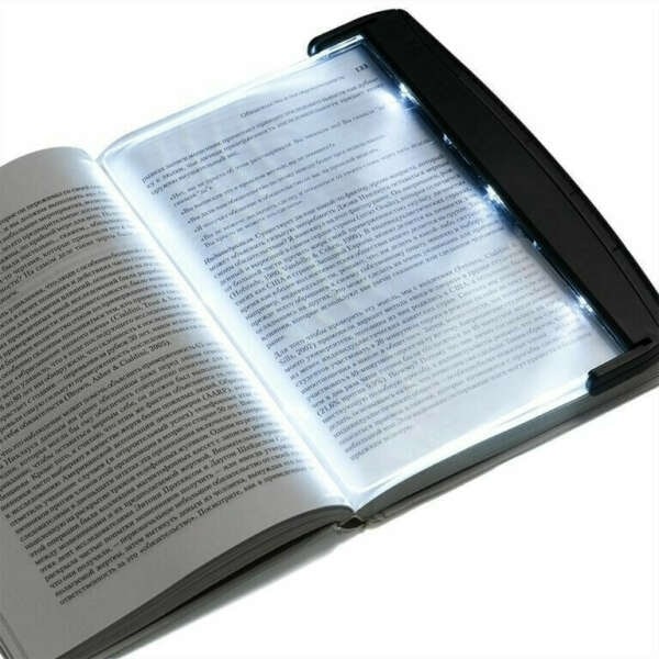 Boglampe - Læselampe / LED-lampe - Lampe til Bog Black