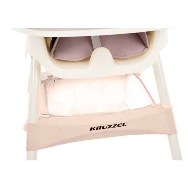 Matstol Barn - Barnestol med brett Light pink