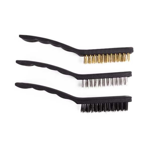 Stålborste 3-pack maxi