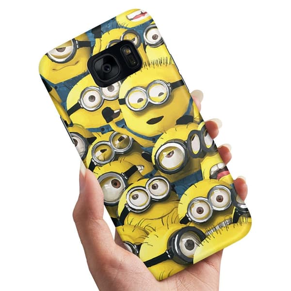 Deksel / Mobildeksel til Samsung Galaxy S7 Edge - Minions