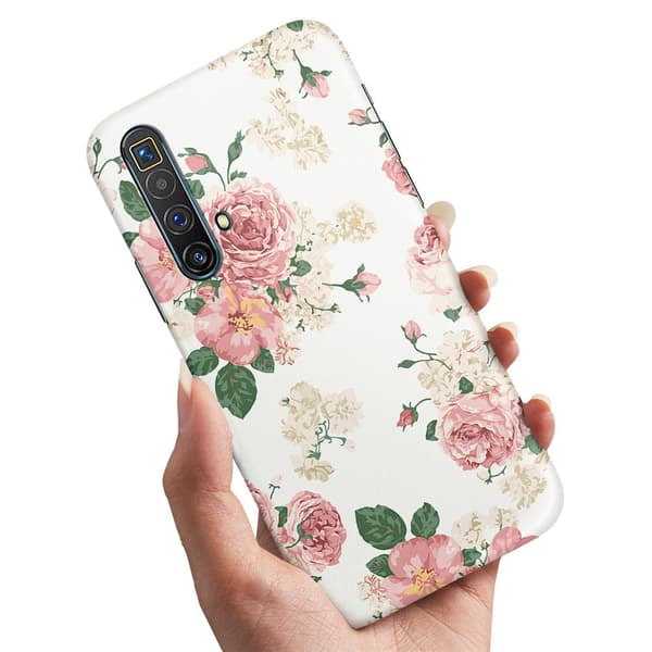 Deksel / Mobildeksel til Realme X3 SuperZoom - Retro Blomster