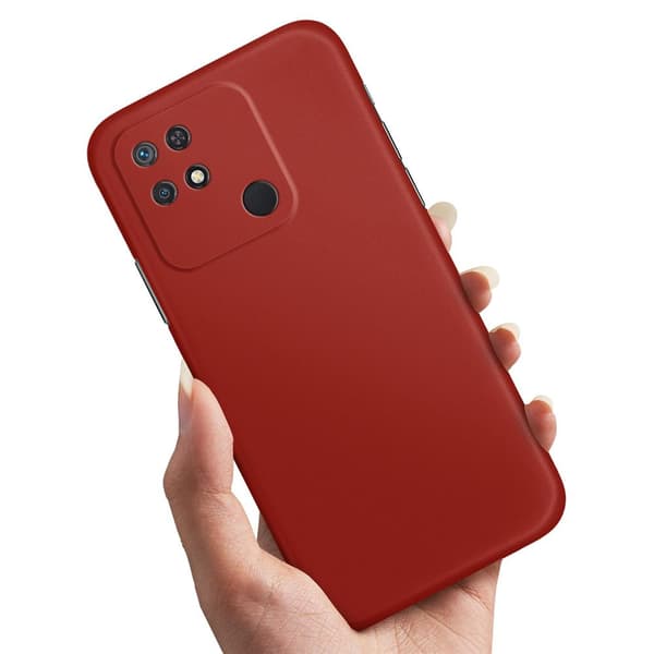 Deksel / Mobildeksel til Xiaomi Redmi 10C - Mørkrød