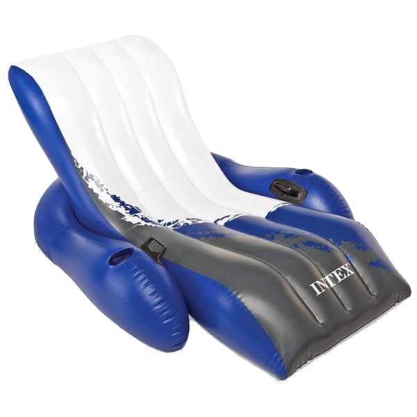 Flydende lænestol / Pool stol / Svømmemadras - Flydende stol til pool Blue