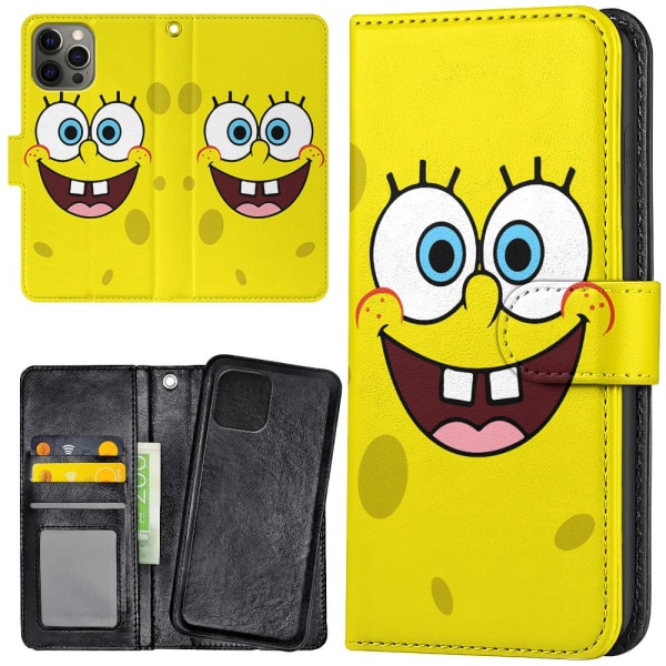 iPhone 13 Pro - Pung etui Sponge Bob Multicolor