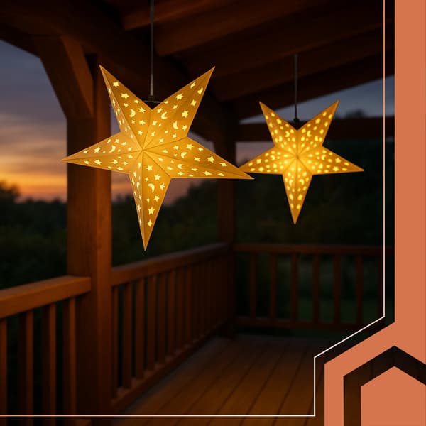 3D LED Julstjärna - 60 cm