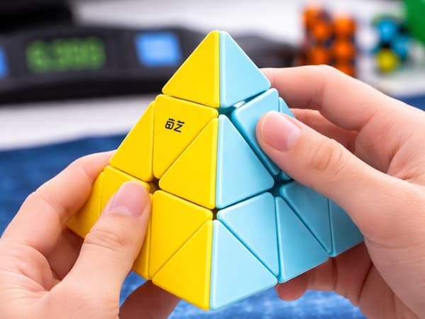 Pyramid speedcube