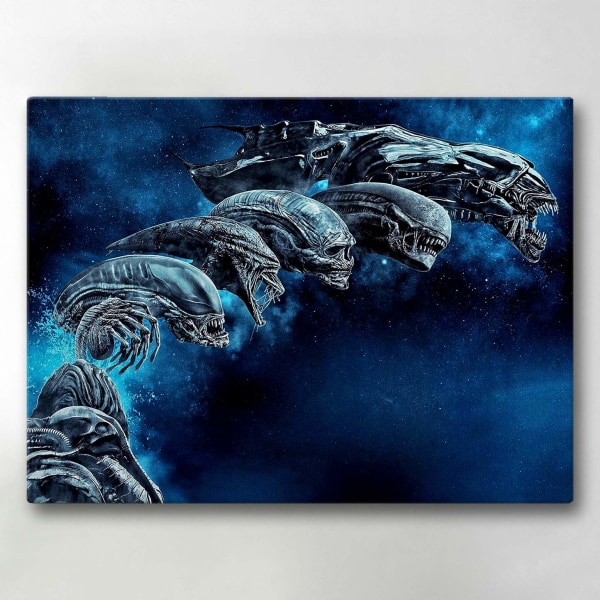 Canvas-taulut / Taulut - Alien - 40x30 cm - Canvastaulut Multicolor