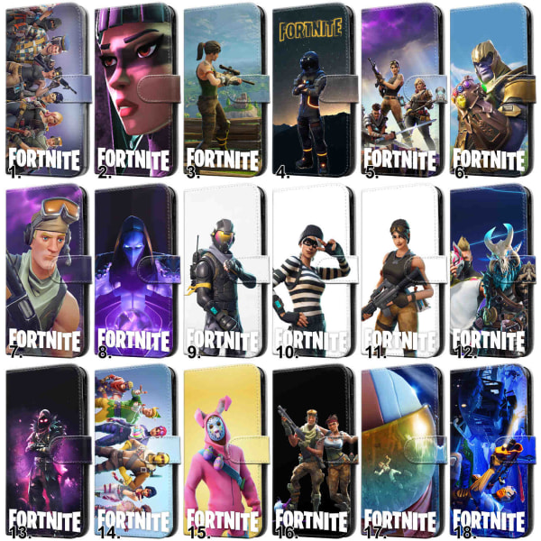 Huawei P20 - Plånboksfodral/Skal Fortnite 4