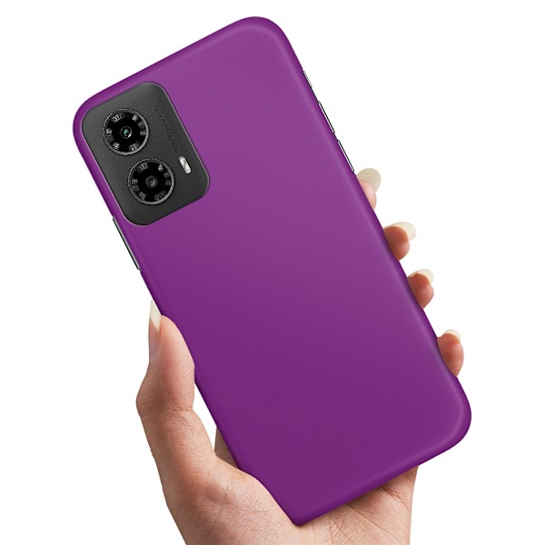 Motorola Moto G55 5G - Cover/Mobilcover Lilla