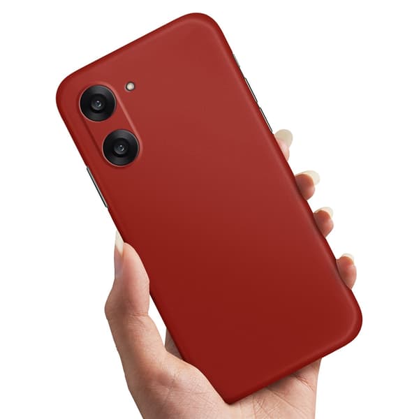 Deksel / Mobildeksel til OnePlus Nord CE5 - Mørkrød