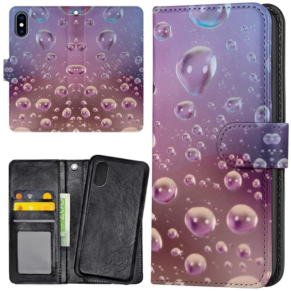 iPhone XR - Lommebok Deksel Bobler