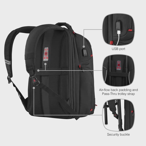 Wenger PlayerOne 17.3" Gaming Datorryggsäck Svart