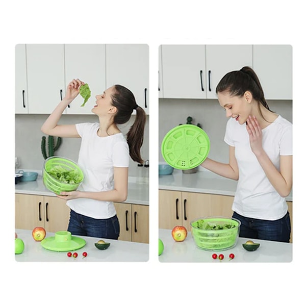 Salad Spinner / Salladslunga - Torka sallad efter sköljning