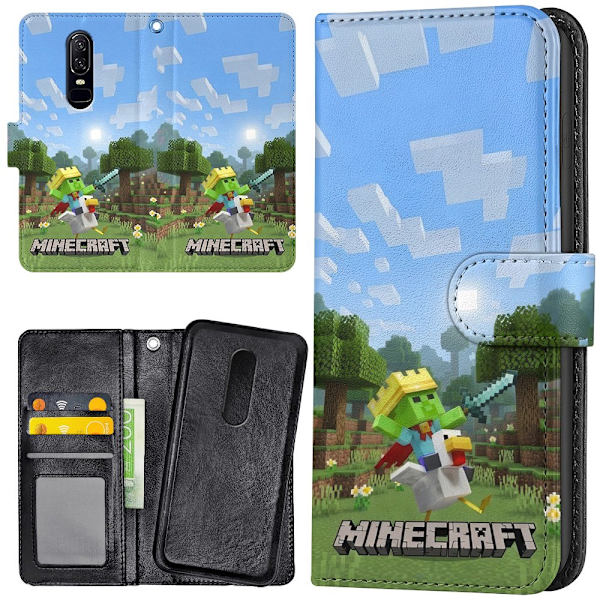 OnePlus 7 - Lommebok Deksel Minecraft