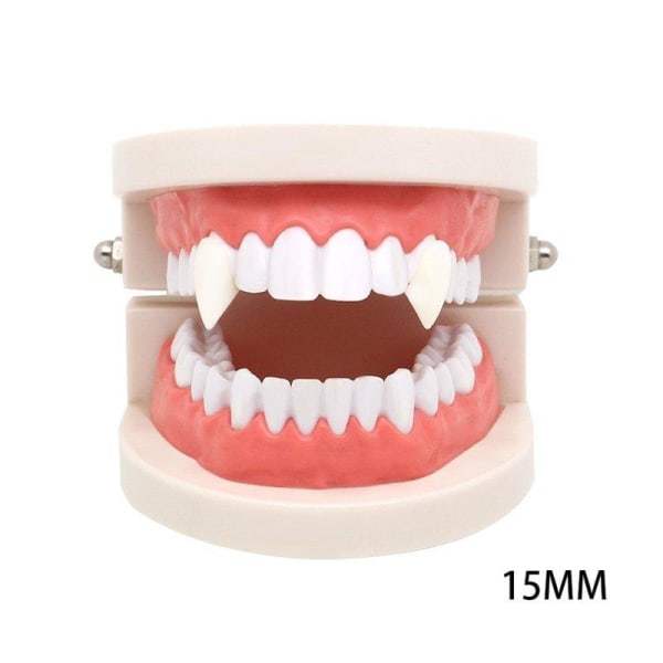 Vampyr tænder / spidse tænder / Djævel / Dracula - hugtænder White 13mm