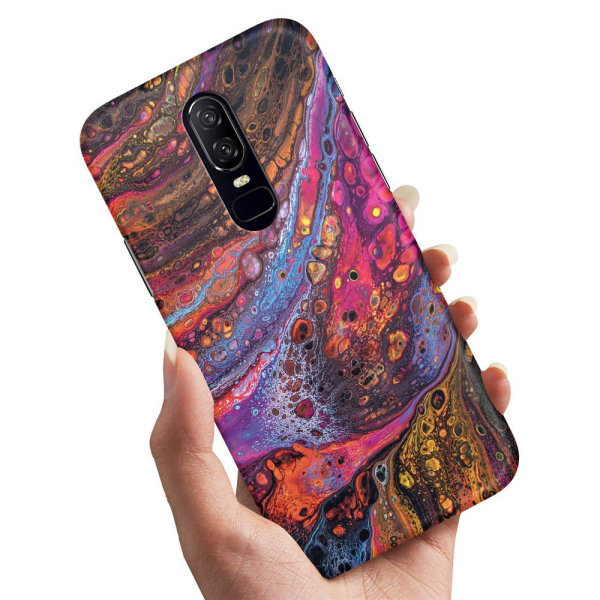 OnePlus 7 Pro - Cover/Mobilcover Psykedelisk