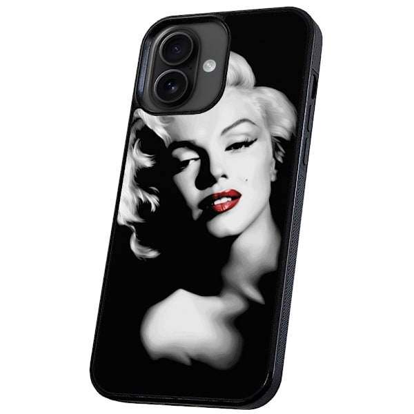 iPhone 16 Plus - Deksel/Mobildeksel Marilyn Monroe