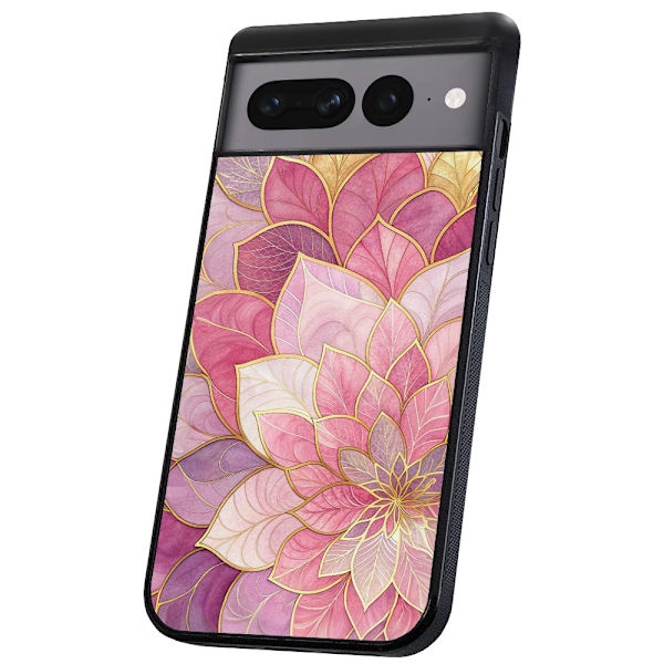 Google Pixel 8A - Deksel/Mobildeksel Flower