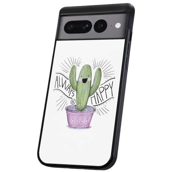 Google Pixel 8 - Cover/Mobilcover Happy Cactus