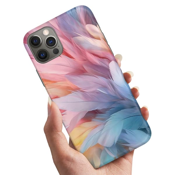 Deksel / Mobildeksel til iPhone 16 Pro - Feathers