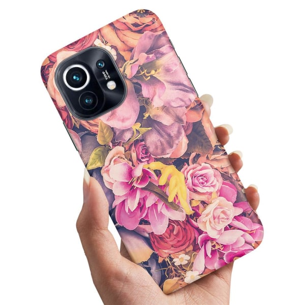 Xiaomi 11 Lite 5G NE - Cover/Mobilcover Roses Multicolor