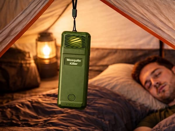 Myggmedel USB portabel med refill Grön
