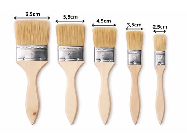 Penselset 5 st platta