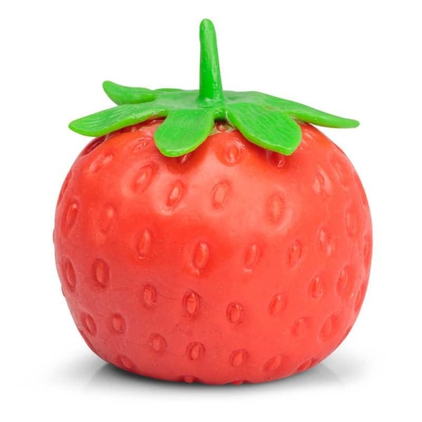 Stressball / Squeeze Ball - Stort jordbær Red