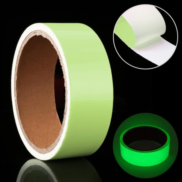 Självlysande Tejp Grön / Glow in the Dark - 3 cm x 10 meter Grön