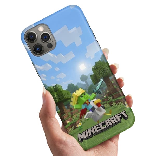 Cover / Mobilcover til iPhone 12 / 12 Pro - Minecraft