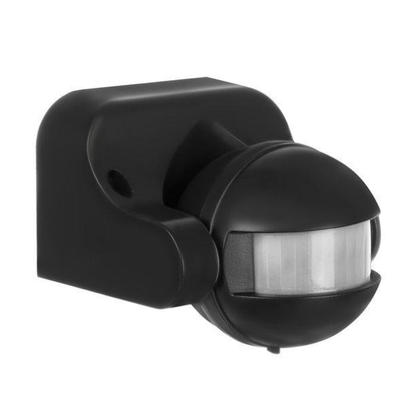 Vegglampe med bevegelsessensor - Innendørs og utendørs Black