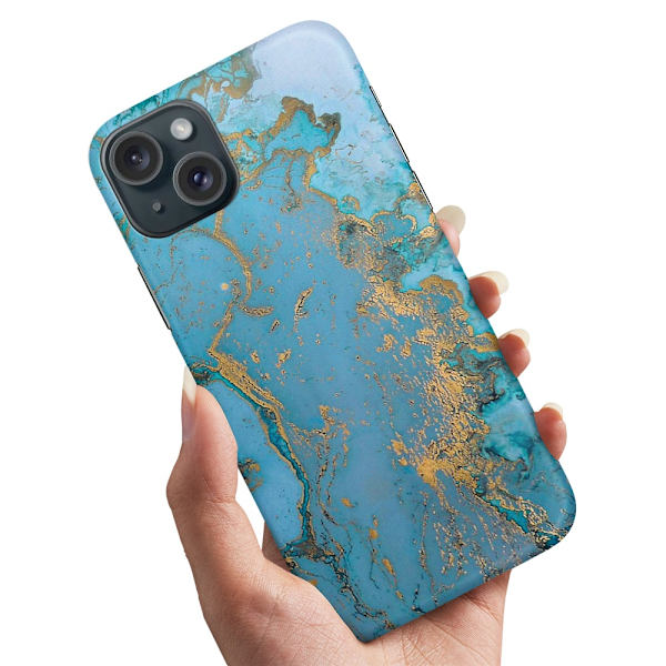 Deksel / Mobildeksel til iPhone 15 - Marmor