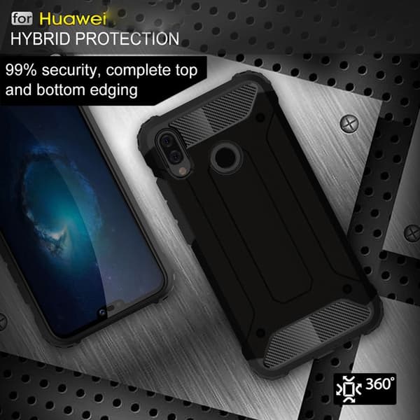 Huawei P30 Lite - Skal/Mobilskal - Tough Black