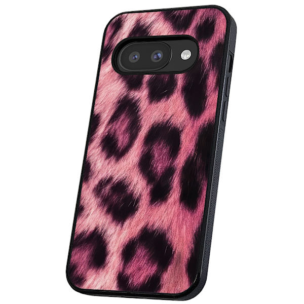 Google Pixel 9A - Deksel/Mobildeksel Pink Leopard
