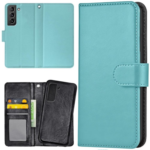 Samsung Galaxy S21 Plus - Mobilcover/Etui Cover Turkis Multicolor