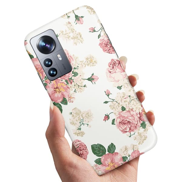 Deksel / Mobildeksel til Xiaomi 12 - Retro Blomster Multicolor