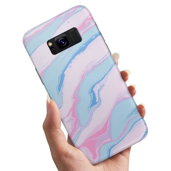 Samsung Galaxy S8 Plus - Cover/Mobilcover Marmor Multicolor