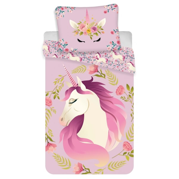 Unicorn sängkläder set 140×200 cm, 70×90 cm