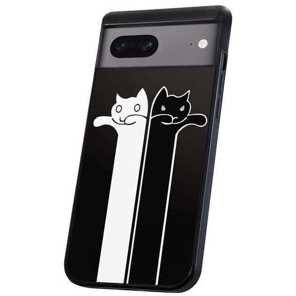 Google Pixel 7 - Deksel/Mobildeksel Avlange Katter