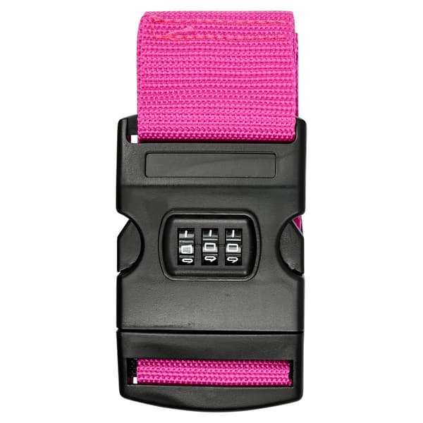 Bagagerem med kombinationslås fuchsia