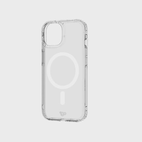 Tech21 Evo Clear MagSafe iPhone 17e/16e/15/14/13 Transparent