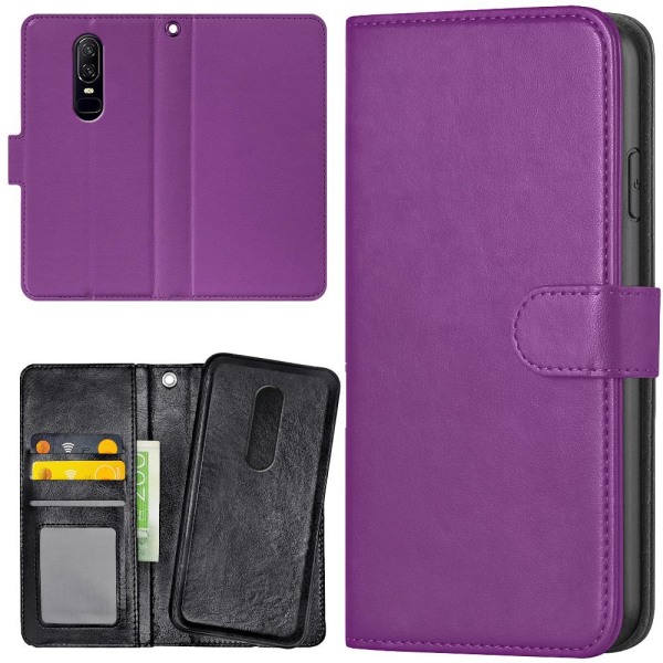 OnePlus 7 - Mobilcover/Etui Cover Lilla Purple